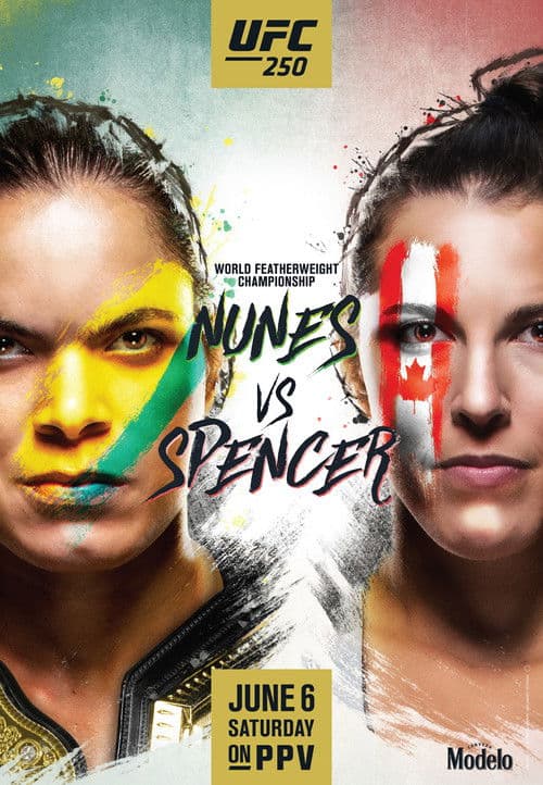 UFC 250: Nunes vs. Spencer (2020) poster