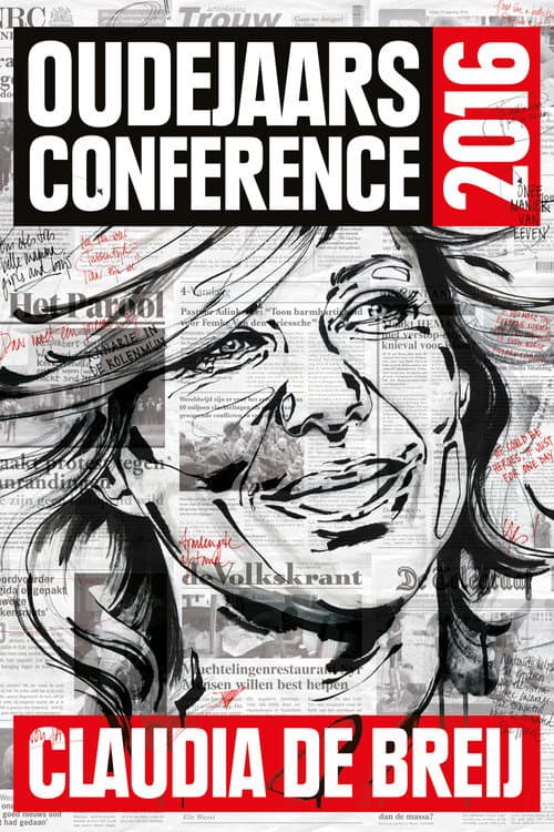 Claudia de Breij: Oudejaarsconference 2016 (2016) poster