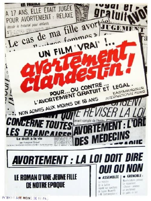 Avortement clandestin! (1973) poster