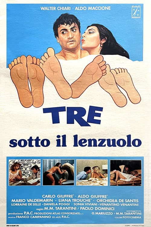 Tre sotto il lenzuolo (1979) poster