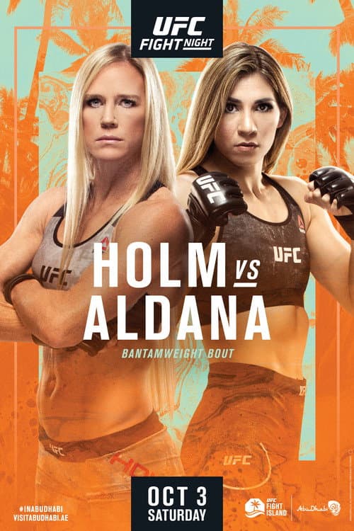 UFC on ESPN 16: Holm vs. Aldana (2020) poster