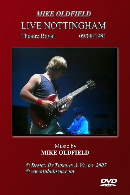 Mike Oldfield - Live in Nottingham (1981) poster