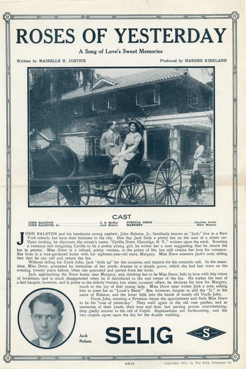 Roses of Yesterday (1913) poster