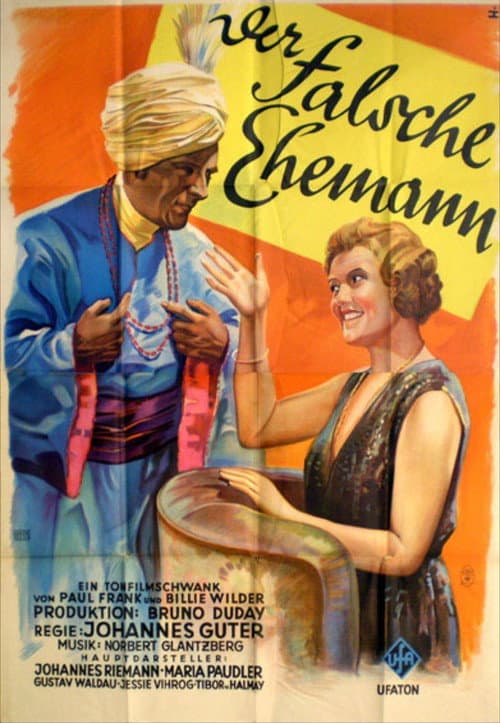 Der falsche Ehemann (1931) poster