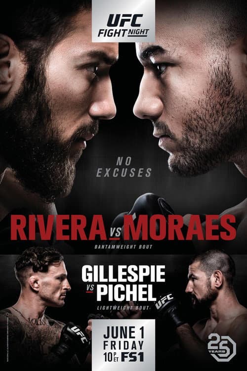 UFC Fight Night 131: Rivera vs. Moraes (2018) poster