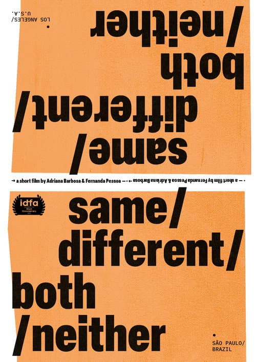 Igual/Diferente/Ambas/Nenhuma (2020) poster
