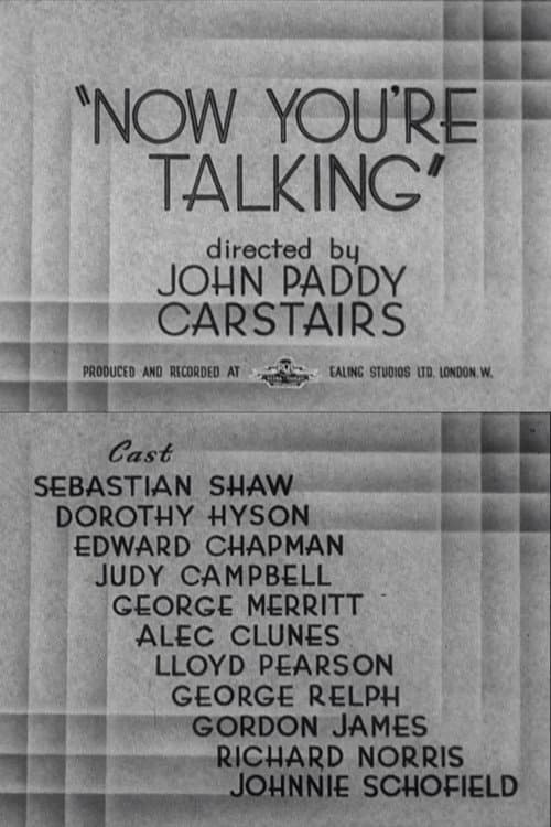 Now You're Talking (1940) poster