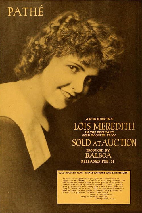 Sold at Auction (1917) poster