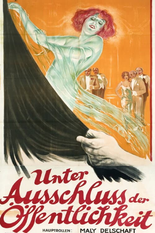 Unter Ausschluß der Öffentlichkeit (1927) poster