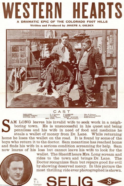 Western Hearts (1911) poster