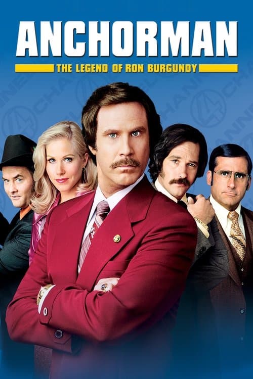 Anchorman: The Legend of Ron Burgundy (2004) poster