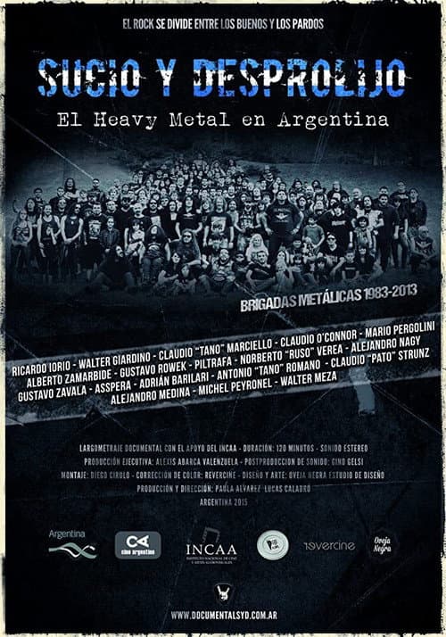 Sucio y desprolijo: El Heavy Metal en Argentina (2015) poster