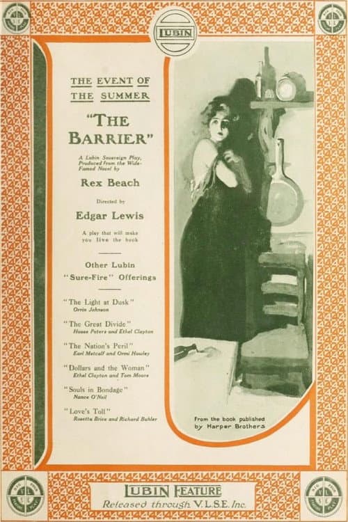 The Barrier (1917) poster