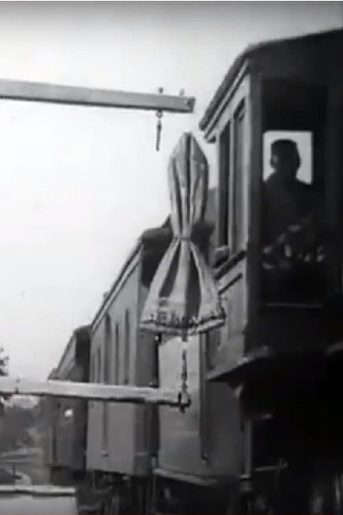 Train Taking Up Mail Bag, U.S.P.O. (1903) poster