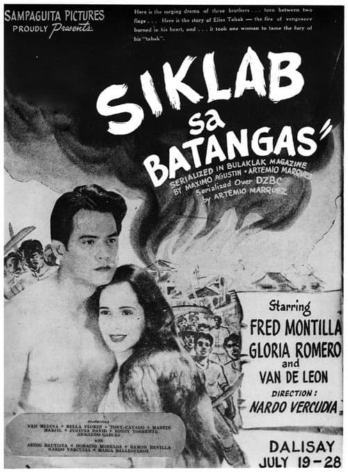 Siklab sa Batangas (1952) poster