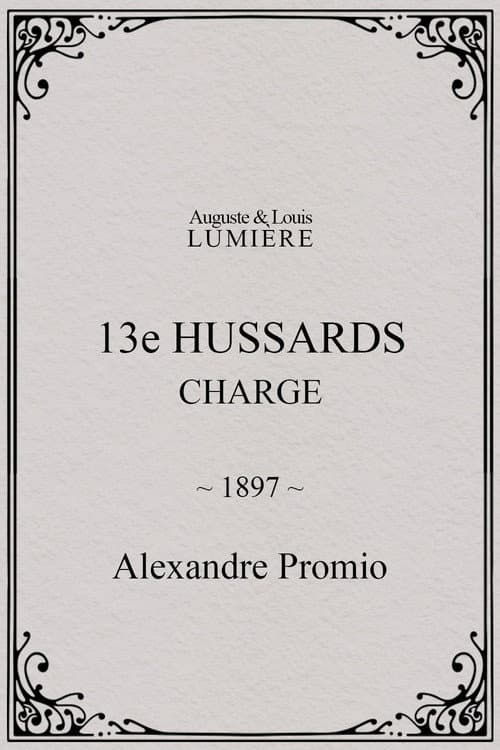 13e hussards : charge (1897) poster