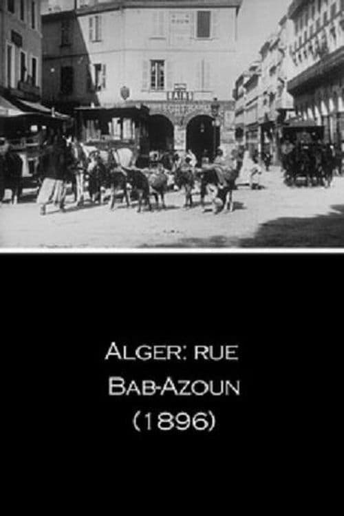 Alger: Rue Bab-Azoun (1896) poster