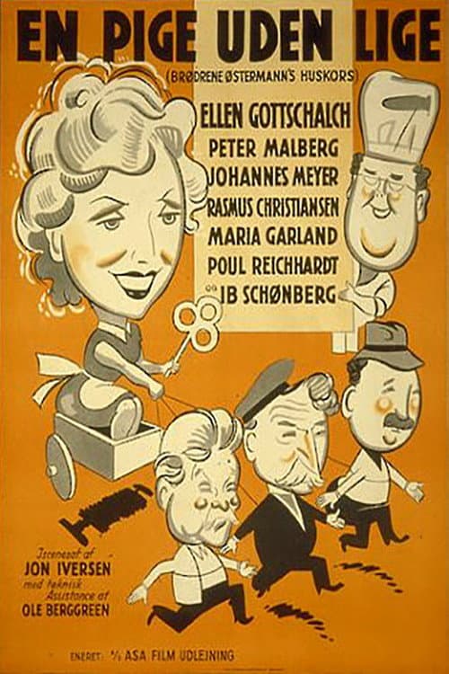 En pige uden lige (1943) poster