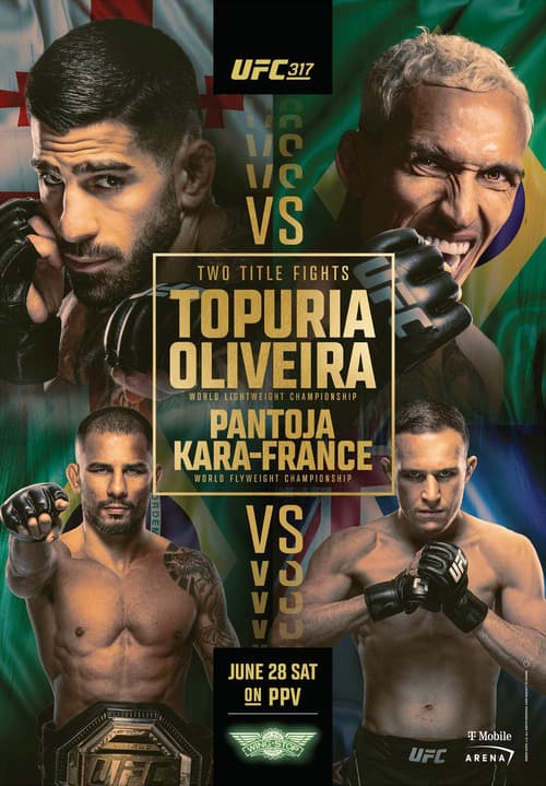 UFC 317: Topuria vs. Oliveira (2025) poster