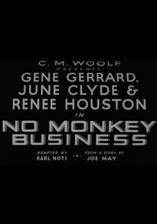No Monkey Business (1935) poster