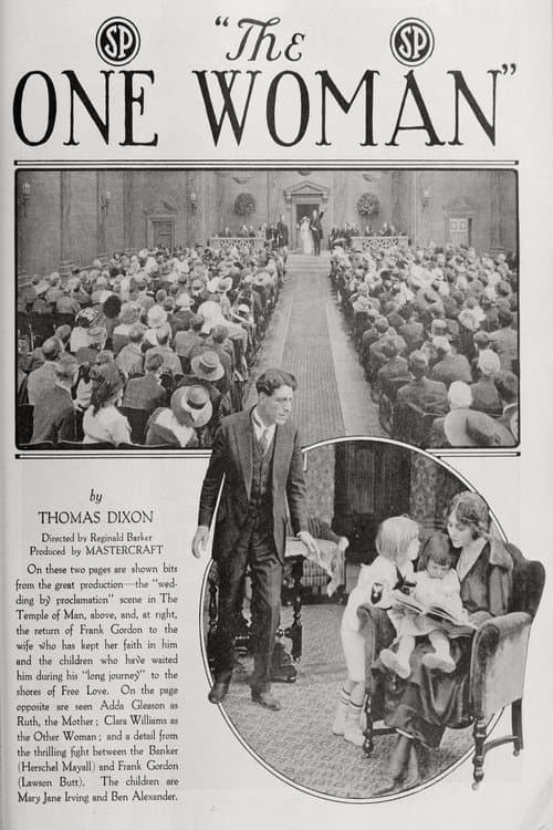 The One Woman (1918) poster