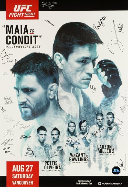 UFC on Fox 21: Maia vs. Condit (2016) poster