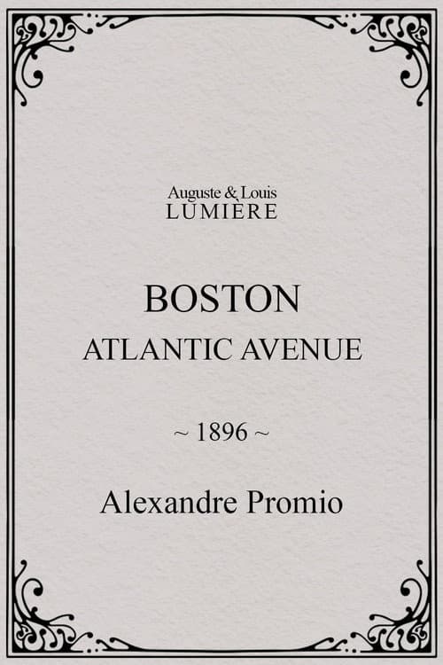 Boston, Atlantic avenue (1896) poster