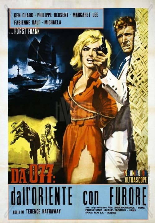 Agente 077 dall'oriente con furore (1965) poster