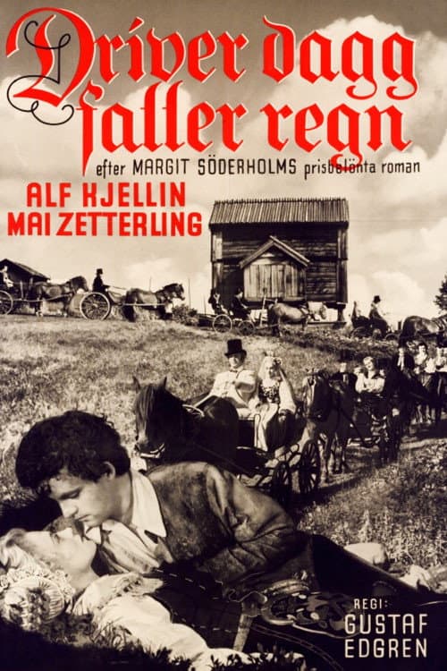 Driver dagg faller regn (1946) poster