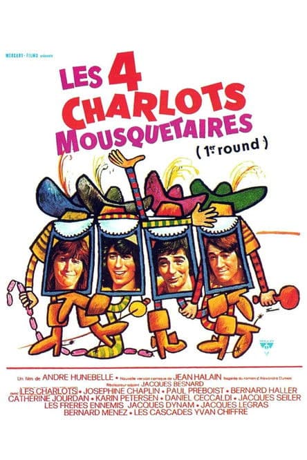 Les Quatre Charlots mousquetaires (1974) poster