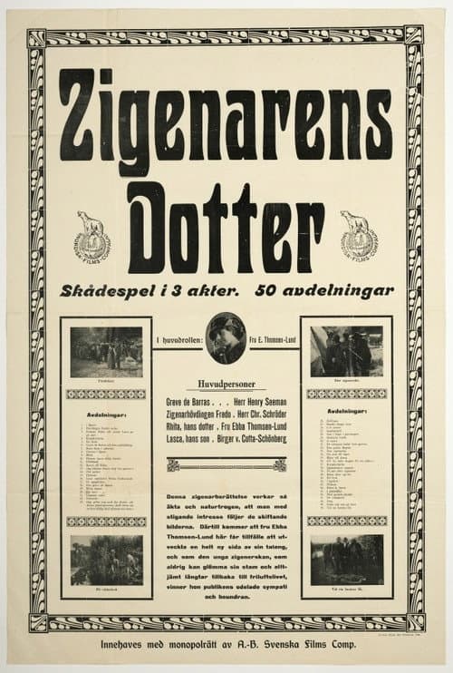 Zigøjnerblod (1915) poster