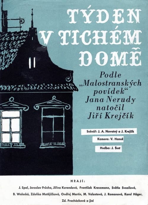 Týden v tichém domě (1947) poster