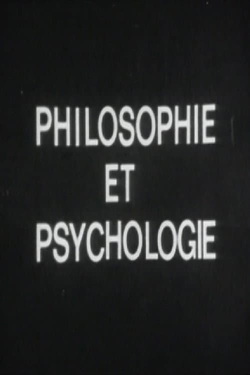 Philosophie et psychologie (1965) poster
