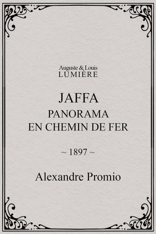 Jaffa : panorama en chemin de fer (1897) poster