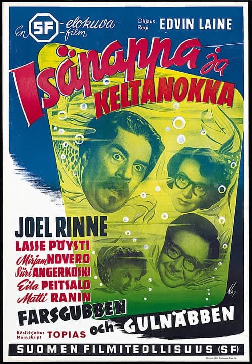 Isäpappa ja keltanokka (1950) poster