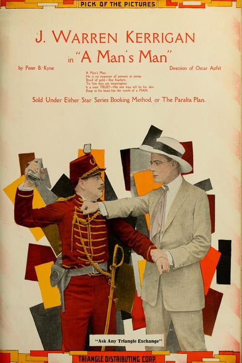 A Man's Man (1917) poster