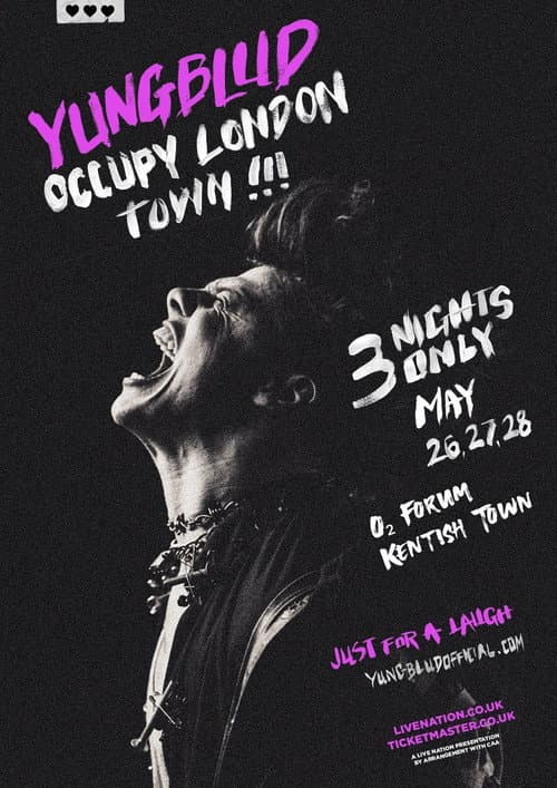 YUNGBLUD LIVE AT BRIXTON ACADEMY (2020) poster