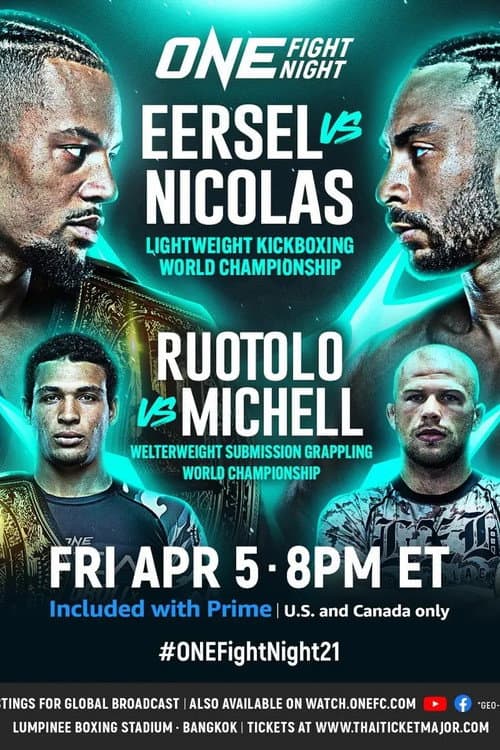 ONE Fight Night 21: Eersel vs. Nicolas (2024) poster