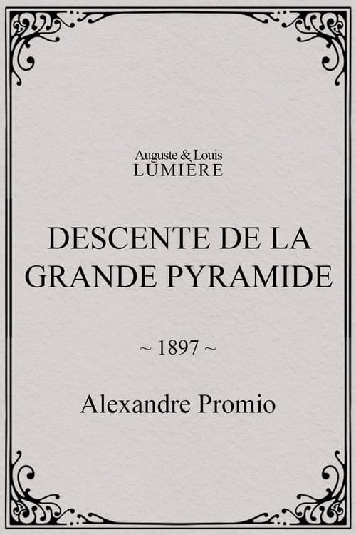 Descente de la Grande Pyramide (1897) poster