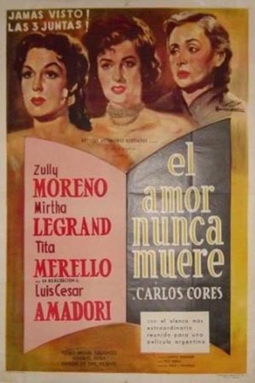 El amor nunca muere (1955) poster