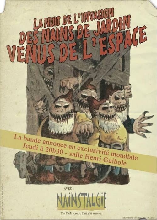 La nuit de l'invasion des nains de jardin venus de l'espace (1997) poster