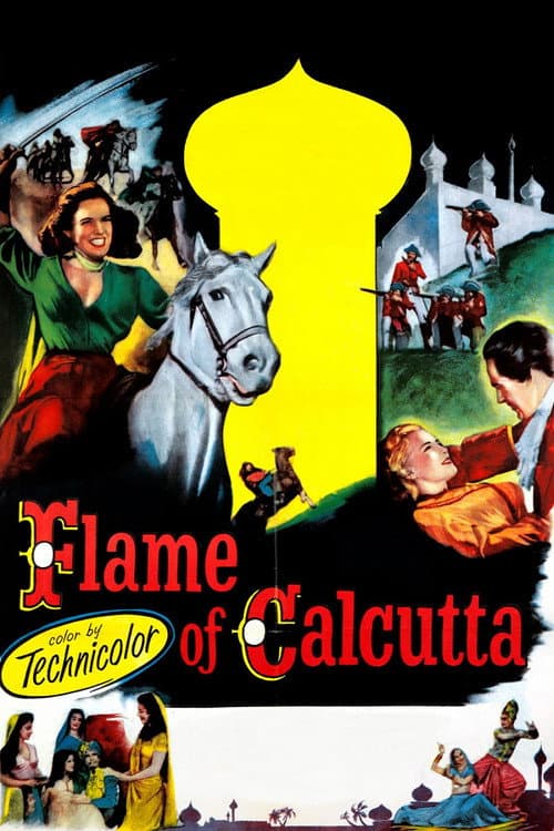 Flame of Calcutta (1953) poster