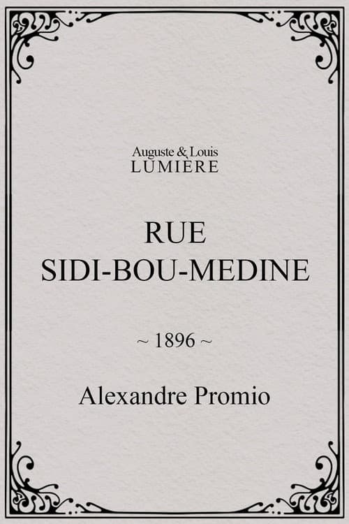 Rue Sidi-Bou-Medine (1896) poster
