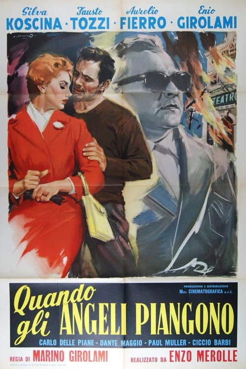 Quando gli angeli piangono (1958) poster