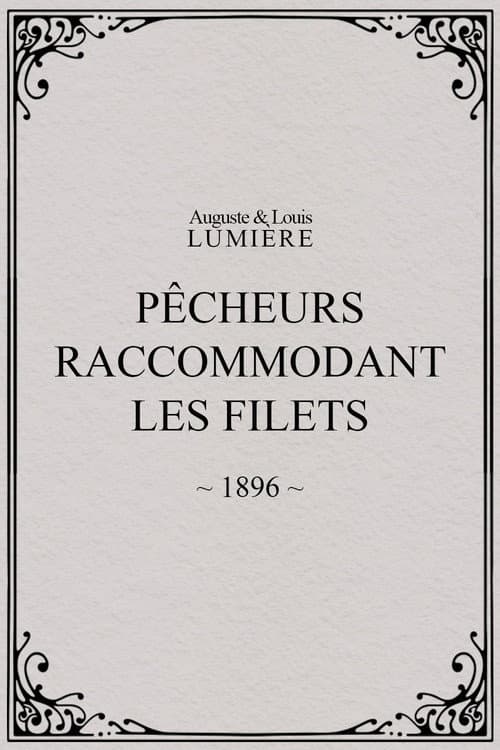 Pêcheurs raccommodant les filets (1896) poster