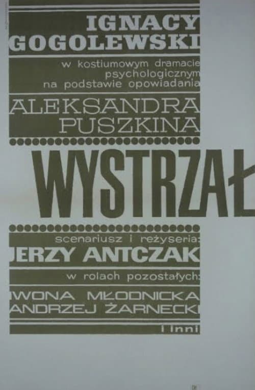 Wystrzał (1966) poster