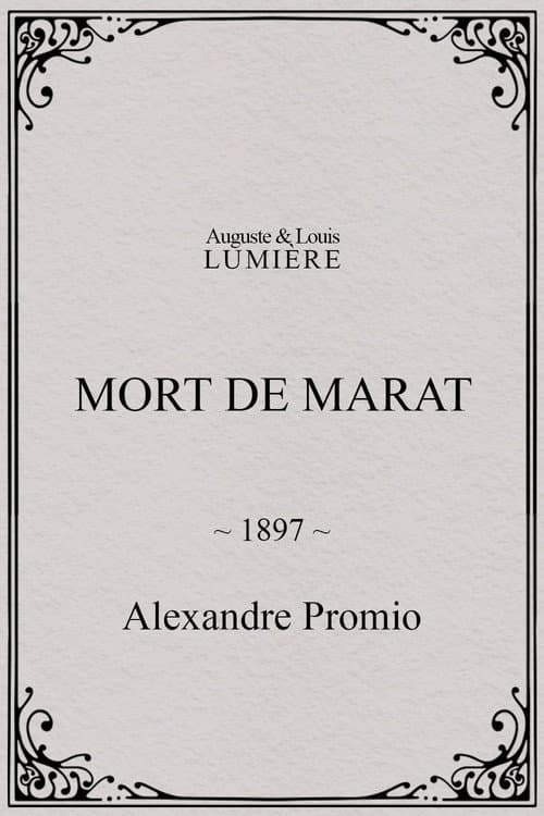 Mort de Marat (1897) poster
