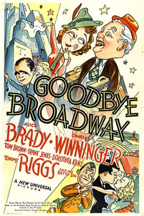 Goodbye Broadway (1938) poster
