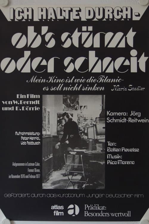 Ob's stürmt oder schneit (1977) poster