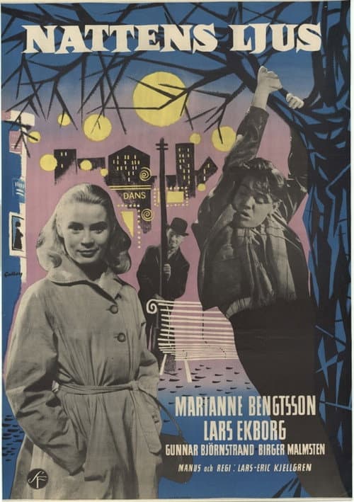 Nattens ljus (1957) poster